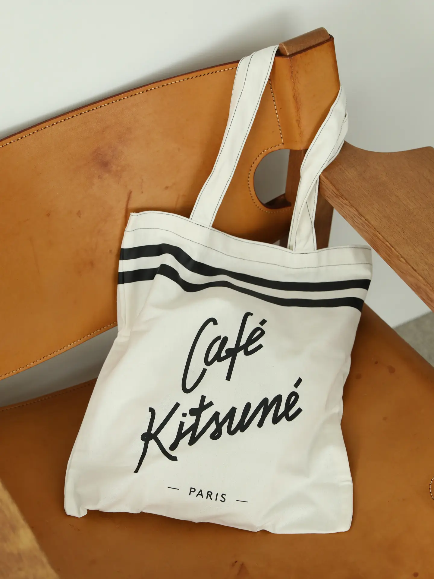 靴下屋 x Café Kitsuné - 托特包 ♪︎
