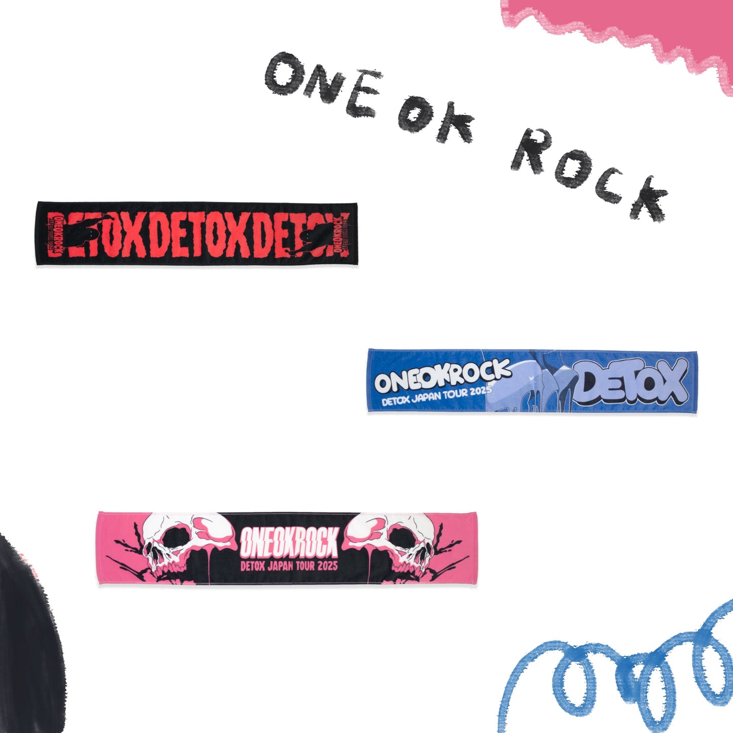 📽️ ONE OK ROCK - 2025 DETOX JAPAN - 毛巾 ♪︎ - 【長期預購-12月中旬】