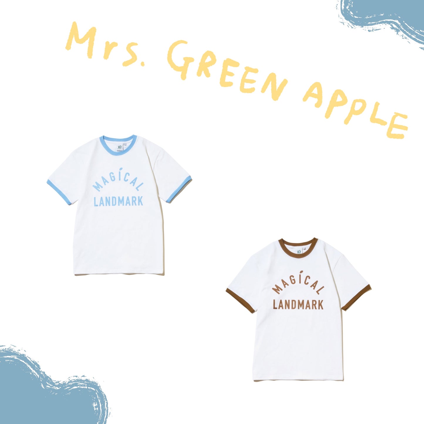 🍏 Mrs. GREEN APPLE - LANDMARK IN HARAJUKU - 短袖上衣 ♪︎ - 【長期預購-7月上旬後】