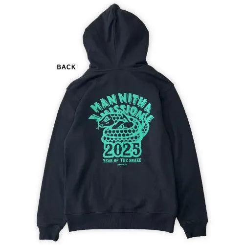 🐺 MAN WITH A MISSION - 2025干支LOGO連帽外套 ♪︎