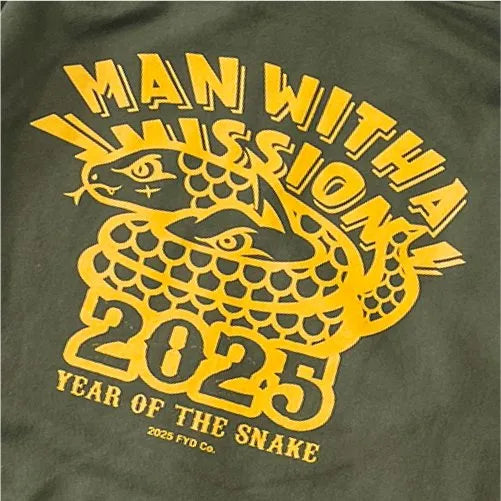 🐺 MAN WITH A MISSION - 2025干支LOGO連帽外套 ♪︎