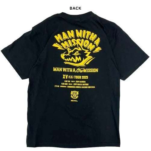 🐺 MAN WITH A MISSION - XV.ep Tour T-Shirt ♪︎