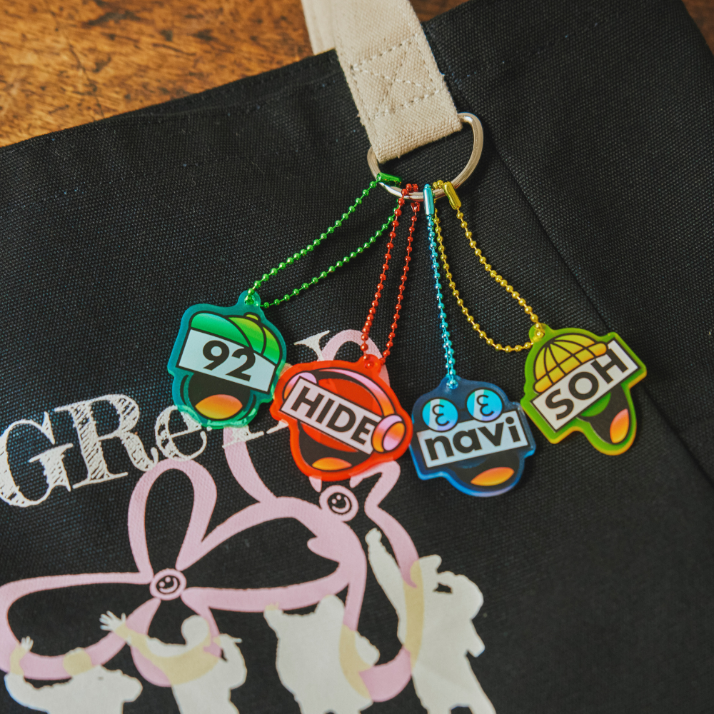 🦷 GRe4N BOYZ - 2025 ❛THE XY❜ 巡迴周邊第1彈 - 與navi【成員LOGO壓克力鑰匙圈(navi)】 ♪︎