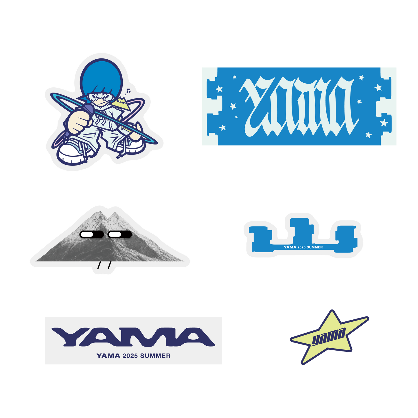 ☄️ Yama - 2025 type A 貼紙組 ♪︎