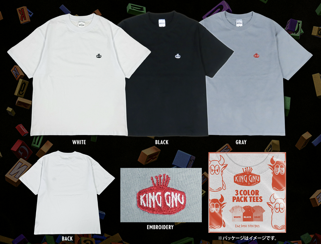 👑🐂 King Gnu - LIVEHOUSE TOUR 2025 CLUB GNU EDITION - 衣服類周邊商品 ♪︎