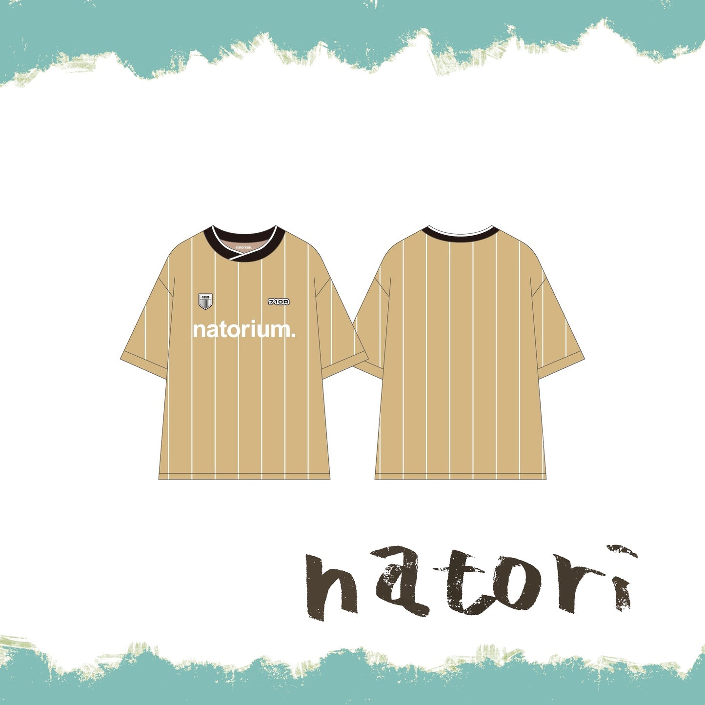 🎧 NATORI - natorium 球衣 - 卡其色 ♪︎