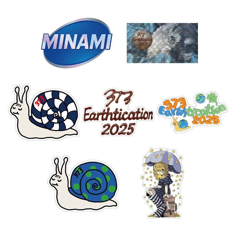 3️⃣7️⃣3️⃣ 美波 - Earthtication - 薄貼紙 (1組7張) ♪︎