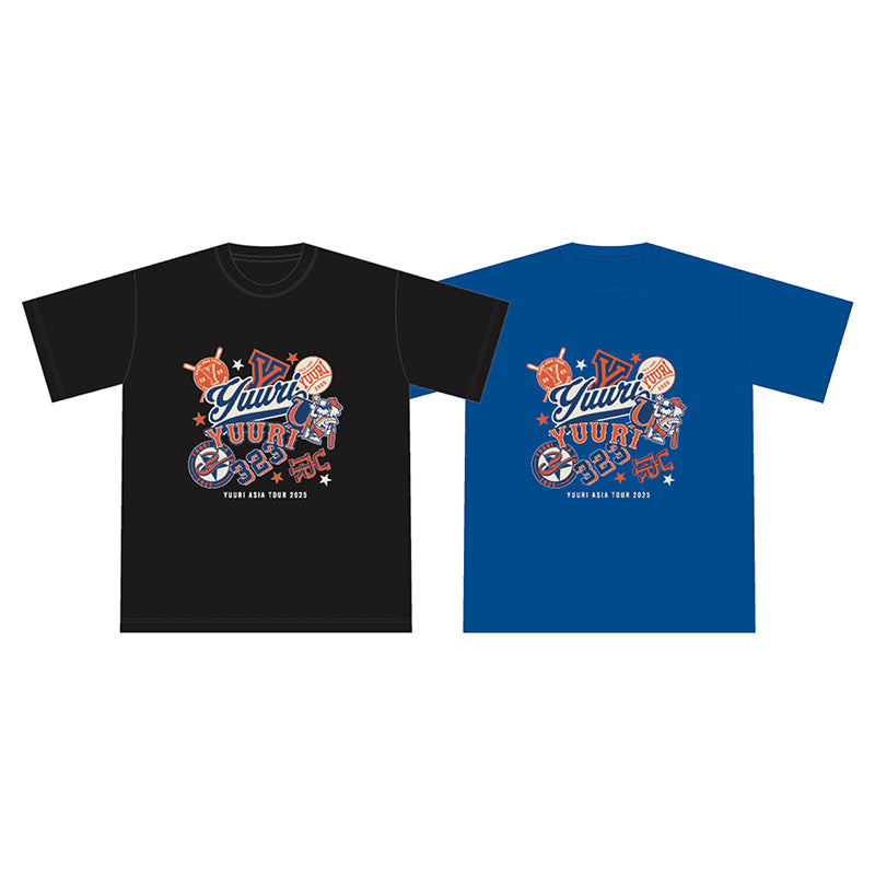 🌪️ 優里 - YUURI ASIA TOUR 2025 - YUURI ASIA TOUR T-Shirt ♪︎