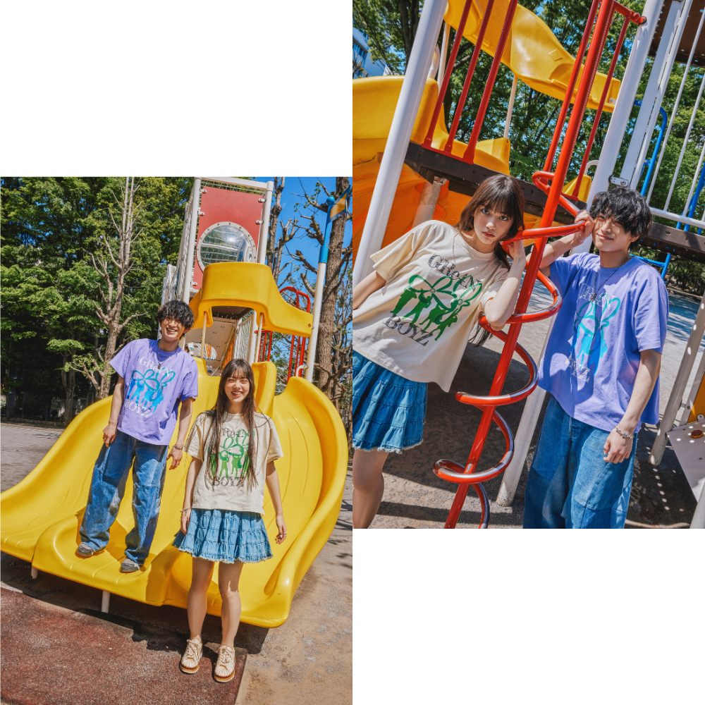 🦷 GRe4N BOYZ - 2025 ❛THE XY❜ 巡迴周邊第1彈 - 象正裝【T-Shirt B 象牙白】 ♪︎