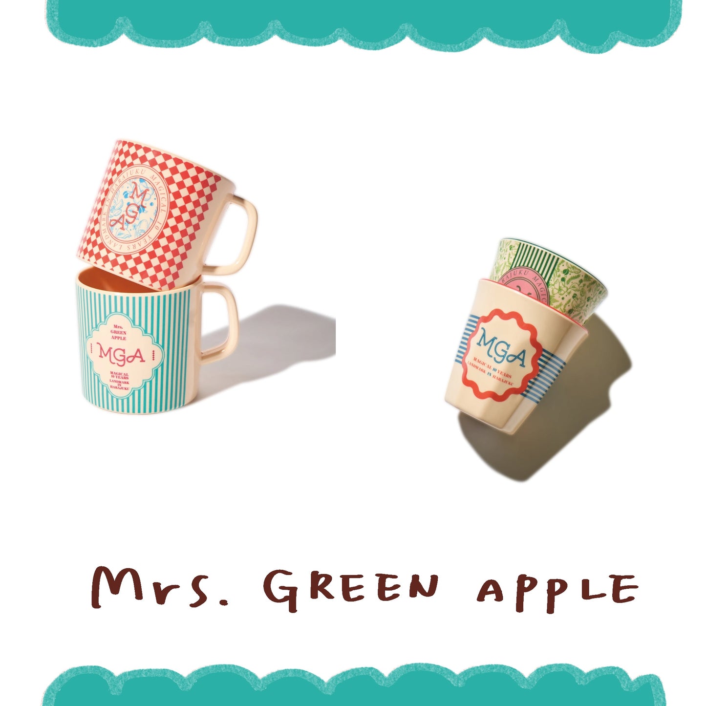 🍏 Mrs. GREEN APPLE - LANDMARK IN HARAJUKU - 馬克杯/杯子 ♪︎ - 【長期預購-7月上旬後】