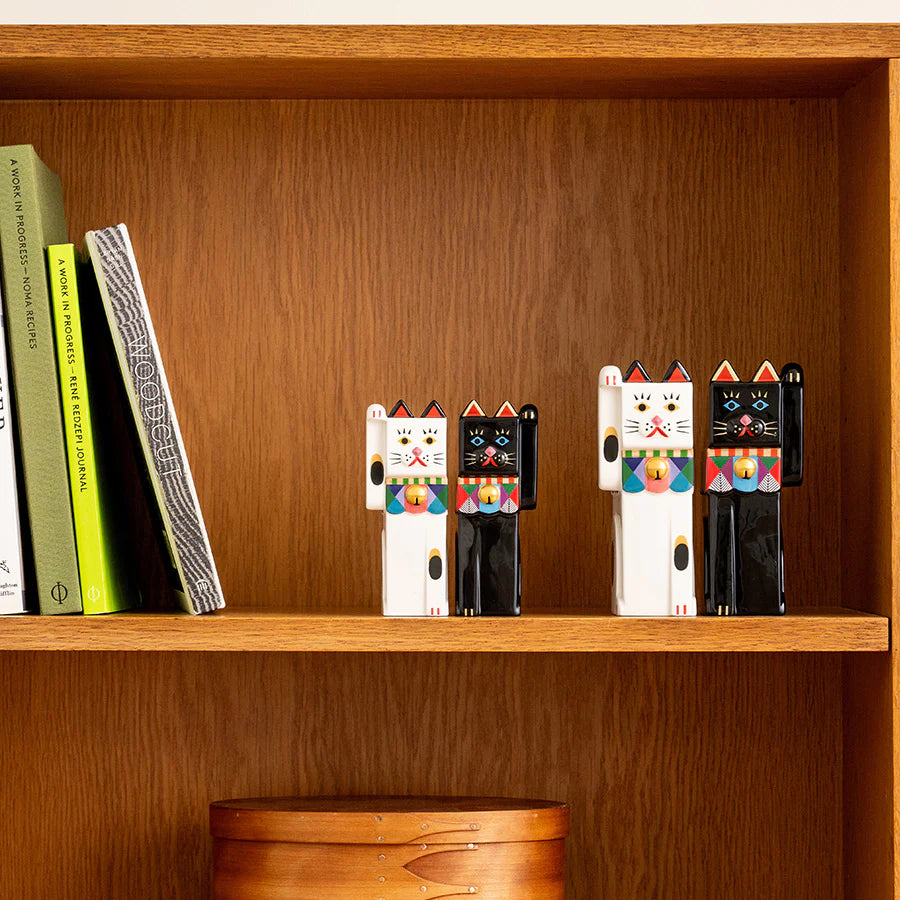 中外陶園 X tupera tupera - 相依相偎招財貓 (黑/小) ♪