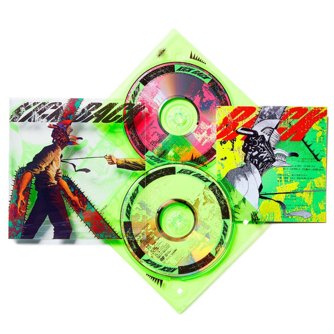 🍋 KENSHI YONEZU - CD SINGLE- KICK BACK - KICK BACK SET- 鏈鋸盤+映像盤+通常盤 ♪︎