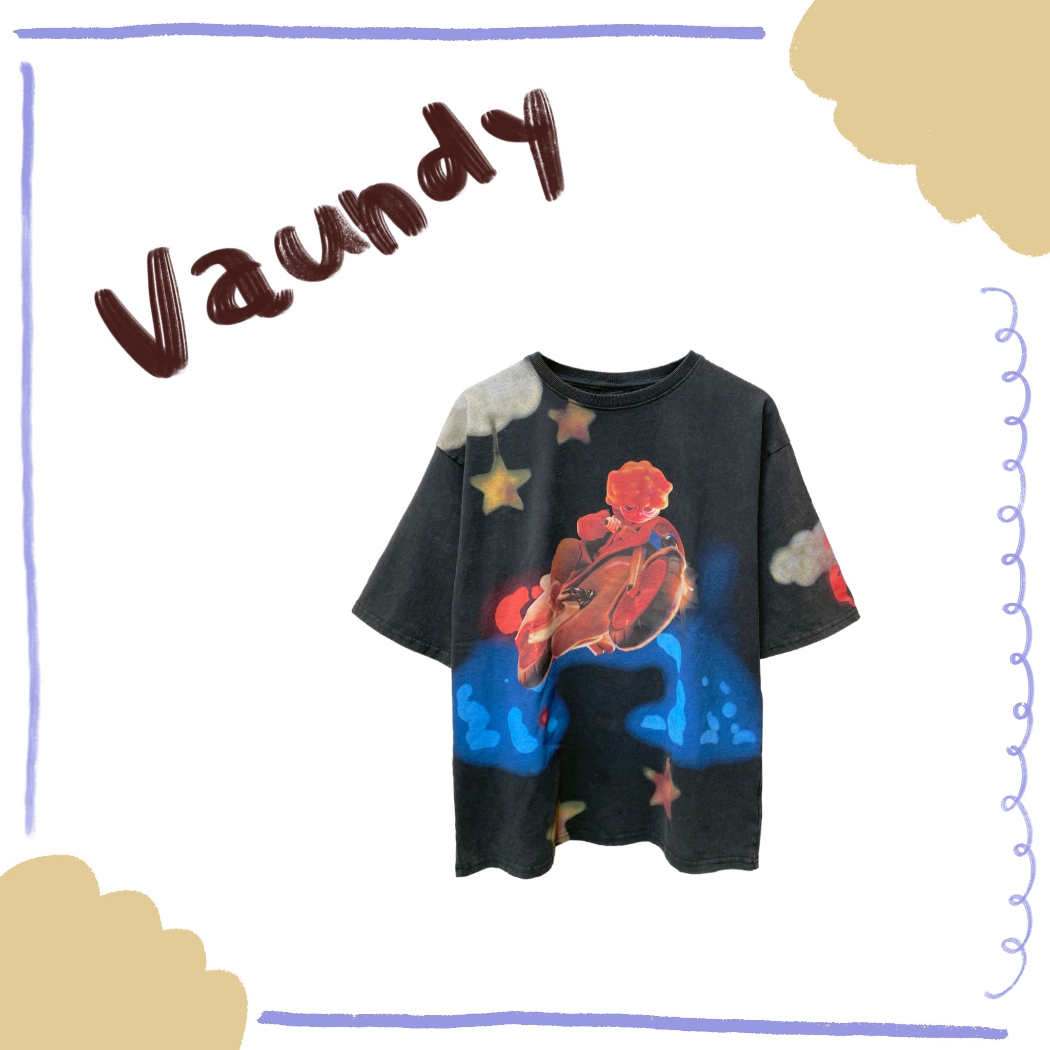 vaundy 着用 tシャツ 商品詳細ページ Vaundy ONLINE STORE Photo T-shirt