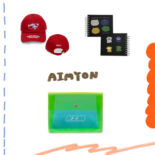 🐬 AIMYON - AIMYON TOUR 2024-25 "海豚公寓" - 海豚公寓帽/“AIM” Case/狡猾那個記事本讓"AIM"開心 ♪︎
