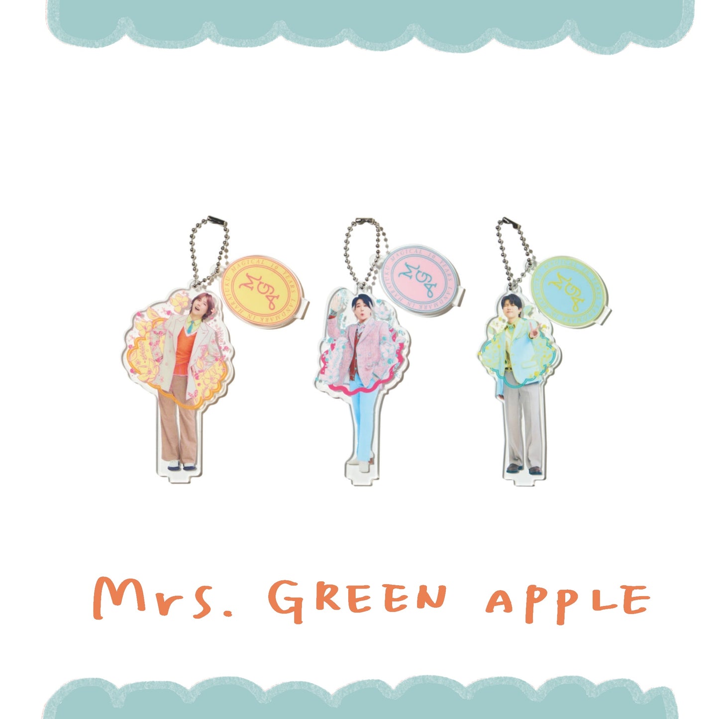 🍏 Mrs. GREEN APPLE - LANDMARK IN HARAJUKU - 壓克力立牌 - 【長期預購-7月上旬後】 ♪︎