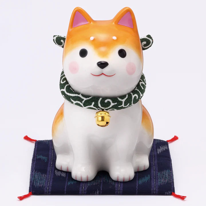 中外陶園– 藥師窯 - 狗勾日和坐姿柴犬 - 茶柴 (大) ♪