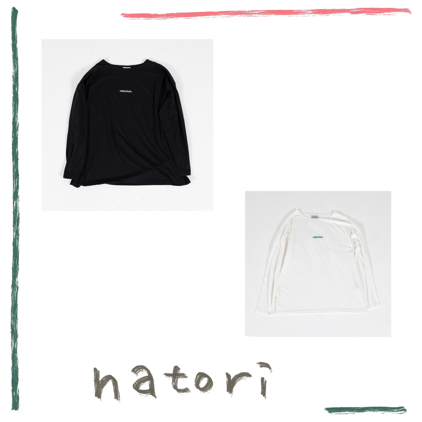 🎧 NATORI - LOGO 長袖上衣 ♪︎