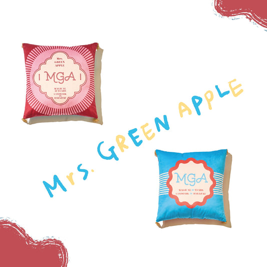 🍏 Mrs. GREEN APPLE - LANDMARK IN HARAJUKU - 雙面抱枕 ♪︎