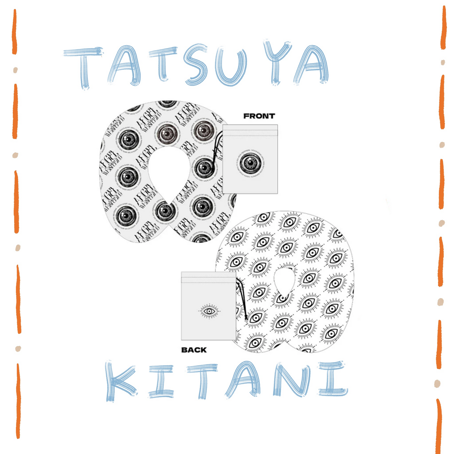🎸 Kitani Tatsuya - ANGEL WHISPERING - 收納頸枕 ♪︎