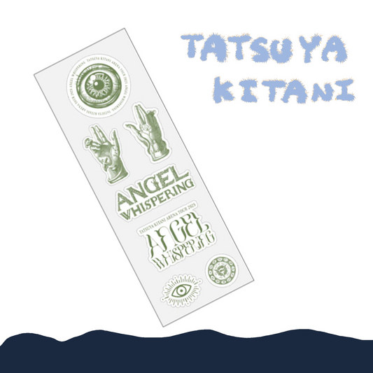 🎸 Kitani Tatsuya - ANGEL WHISPERING - 立體貼紙組(內含7張貼紙) ♪︎