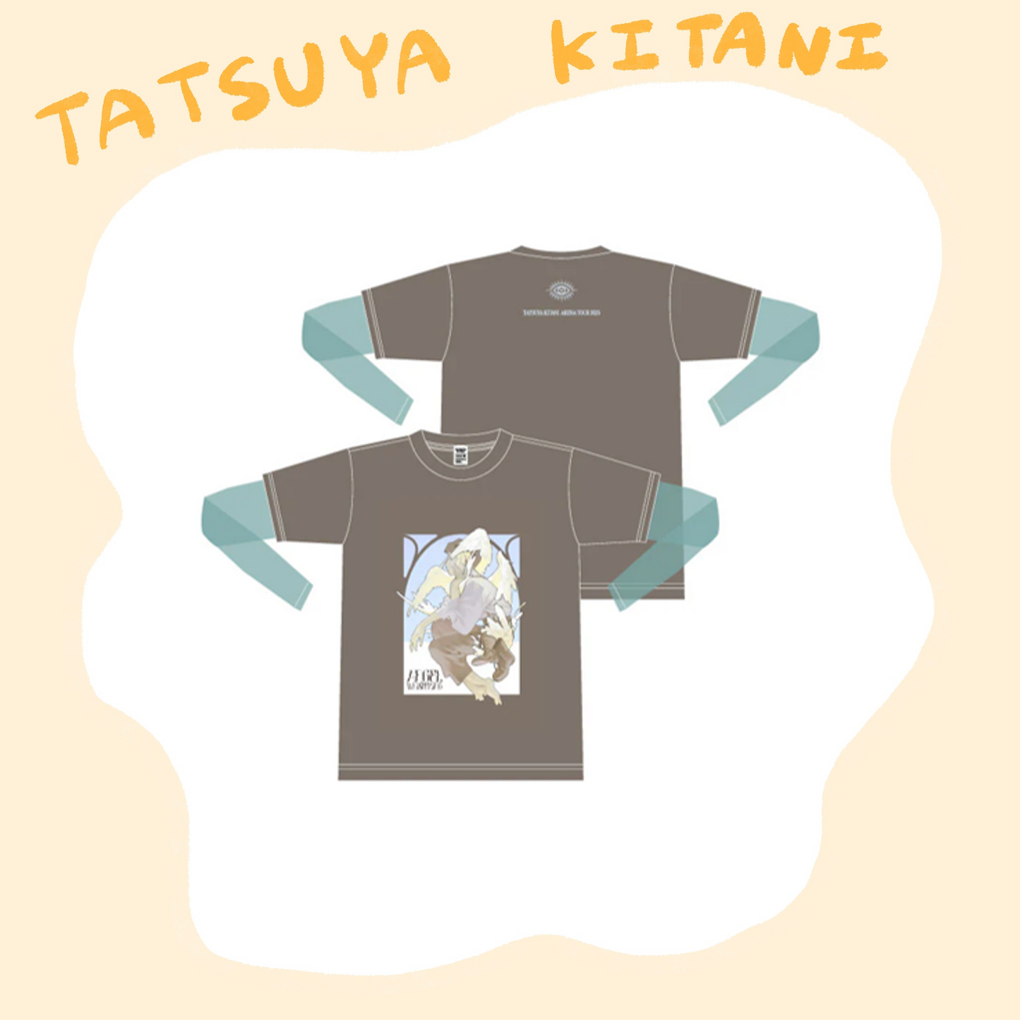 🎸 Kitani Tatsuya - ANGEL WHISPERING - 長袖設計上衣 ♪︎