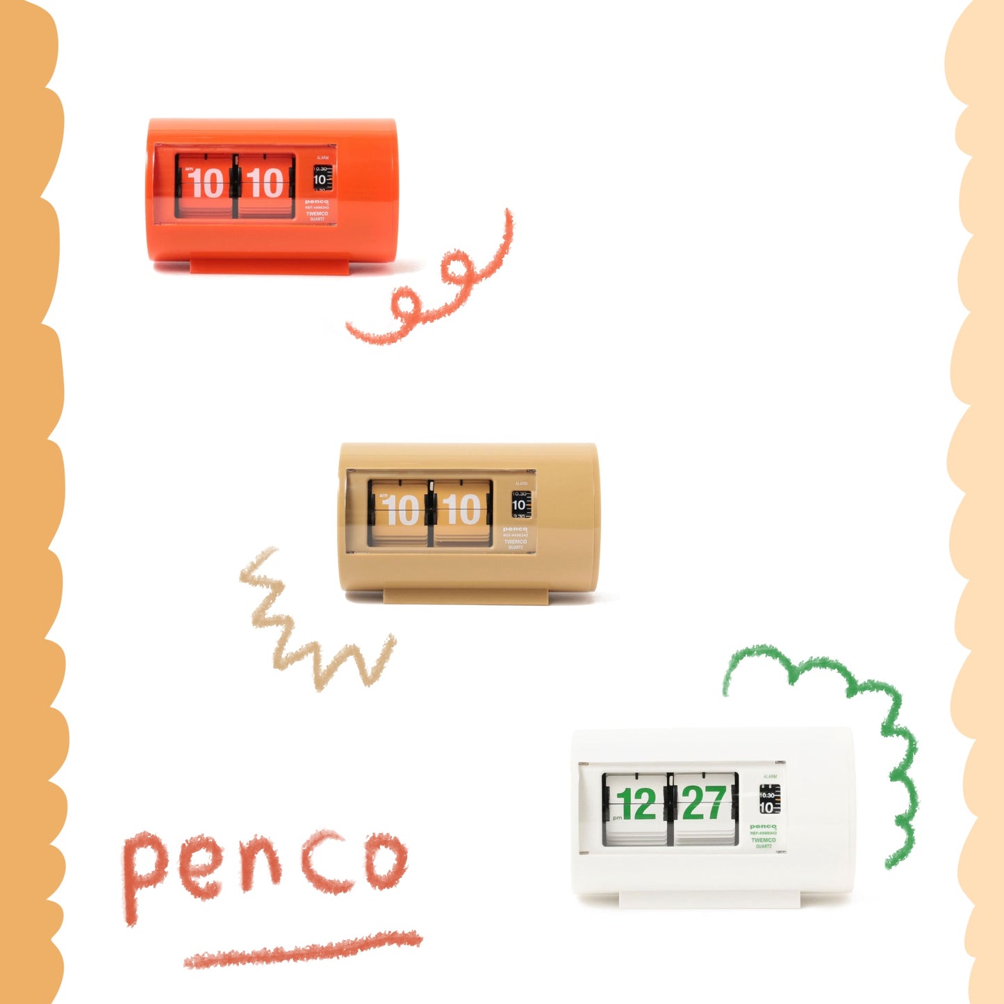 penco - 翻頁型時鐘 ♪