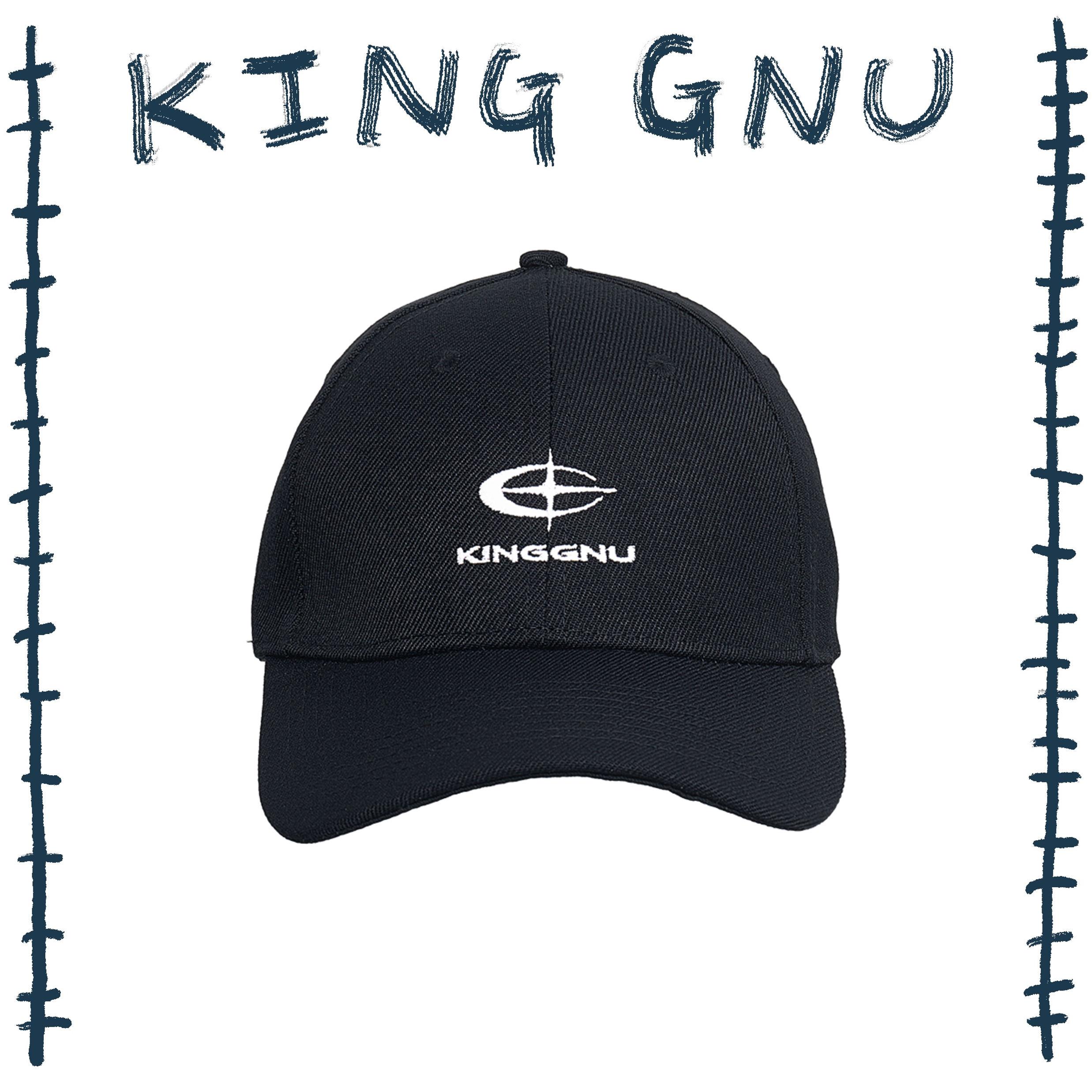 King Gnu CEN+RAL C+ EMBLEM CAP [ブラック] 👑🐂 King Gnu - CEN+RAL Tour 2026 - C+ 徽章帽(BLACK
