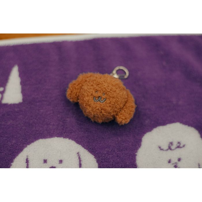 🐶 Saucy Dog - 2024 Autumn & Winter - 狗勾玩偶鑰匙圈/棕色 ♪︎