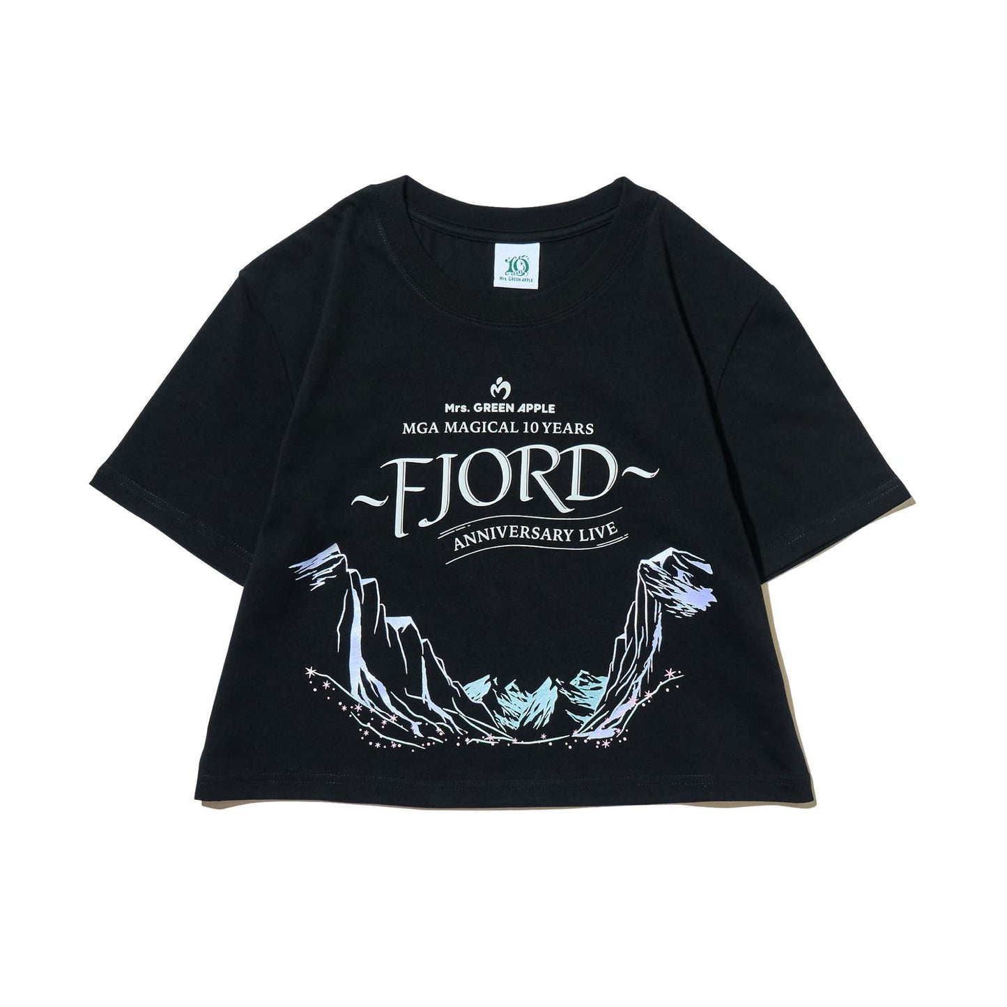 🍏 Mrs. GREEN APPLE - FJORD - LOGO短袖上衣(黑色/白色) ♪︎ - 【長期預購-10月上旬】
