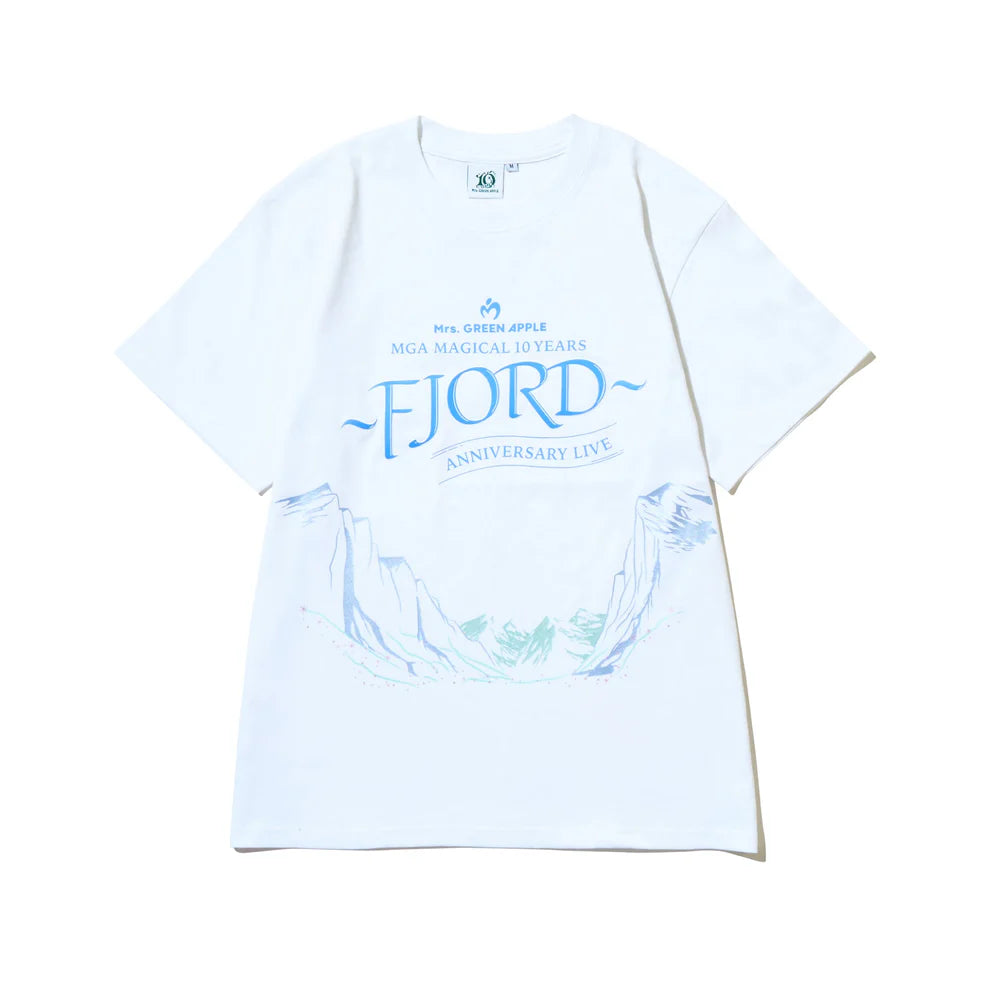🍏 Mrs. GREEN APPLE - FJORD - LOGO短袖上衣(黑色/白色) ♪︎ - 【長期預購-10月上旬】