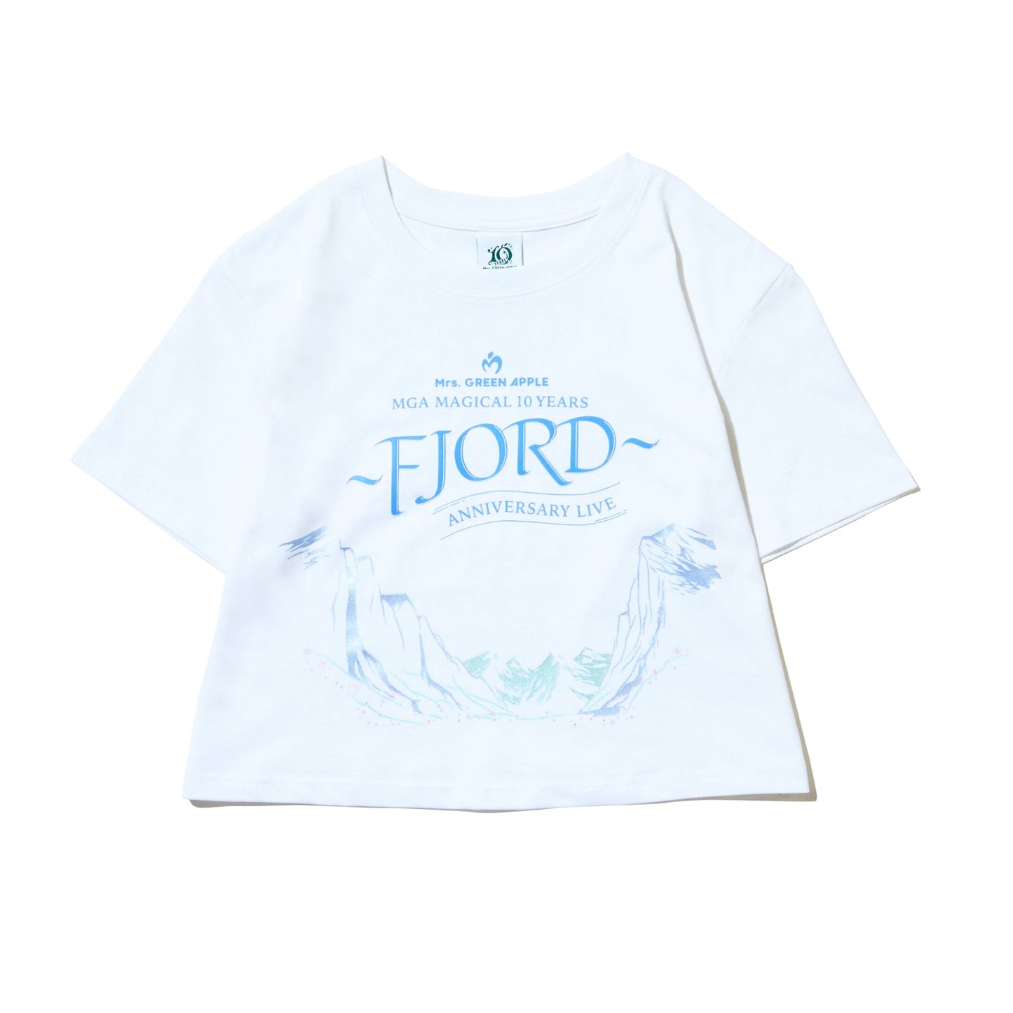 🍏 Mrs. GREEN APPLE - FJORD - LOGO短袖上衣(黑色/白色) ♪︎ - 【長期預購-10月上旬】