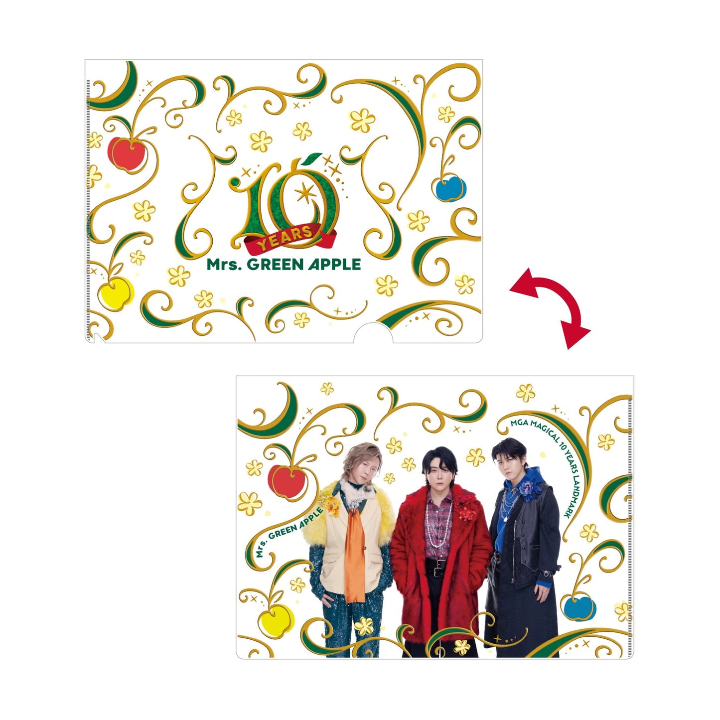 🍏 Mrs. GREEN APPLE - MAGICAL 10 YEARS LANDMARK - 資料夾 ♪︎ - 【中期預購-12月中旬】