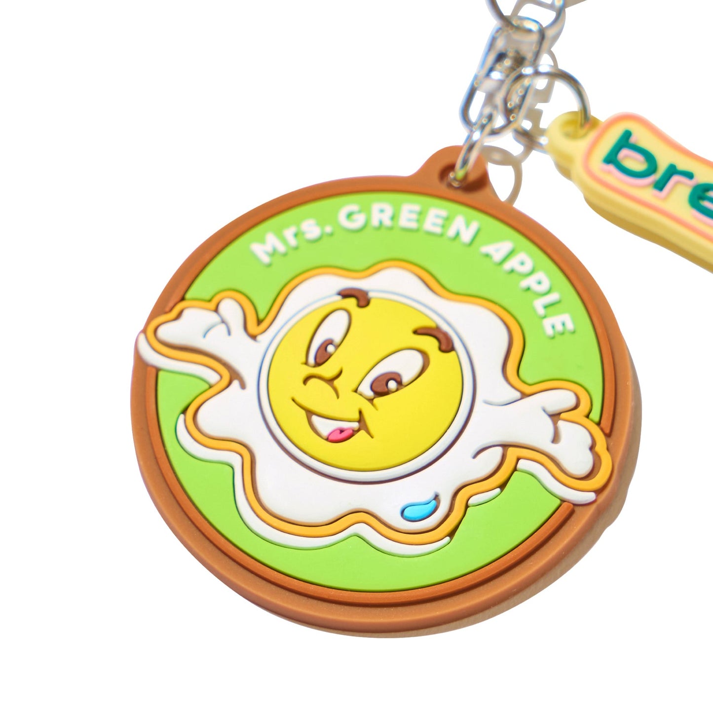 🍏 Mrs. GREEN APPLE - MAGICAL 10 YEARS LANDMARK - 「breakfast」橡膠鑰匙圈 / A ♪︎ - 【中期預購-12月中旬】