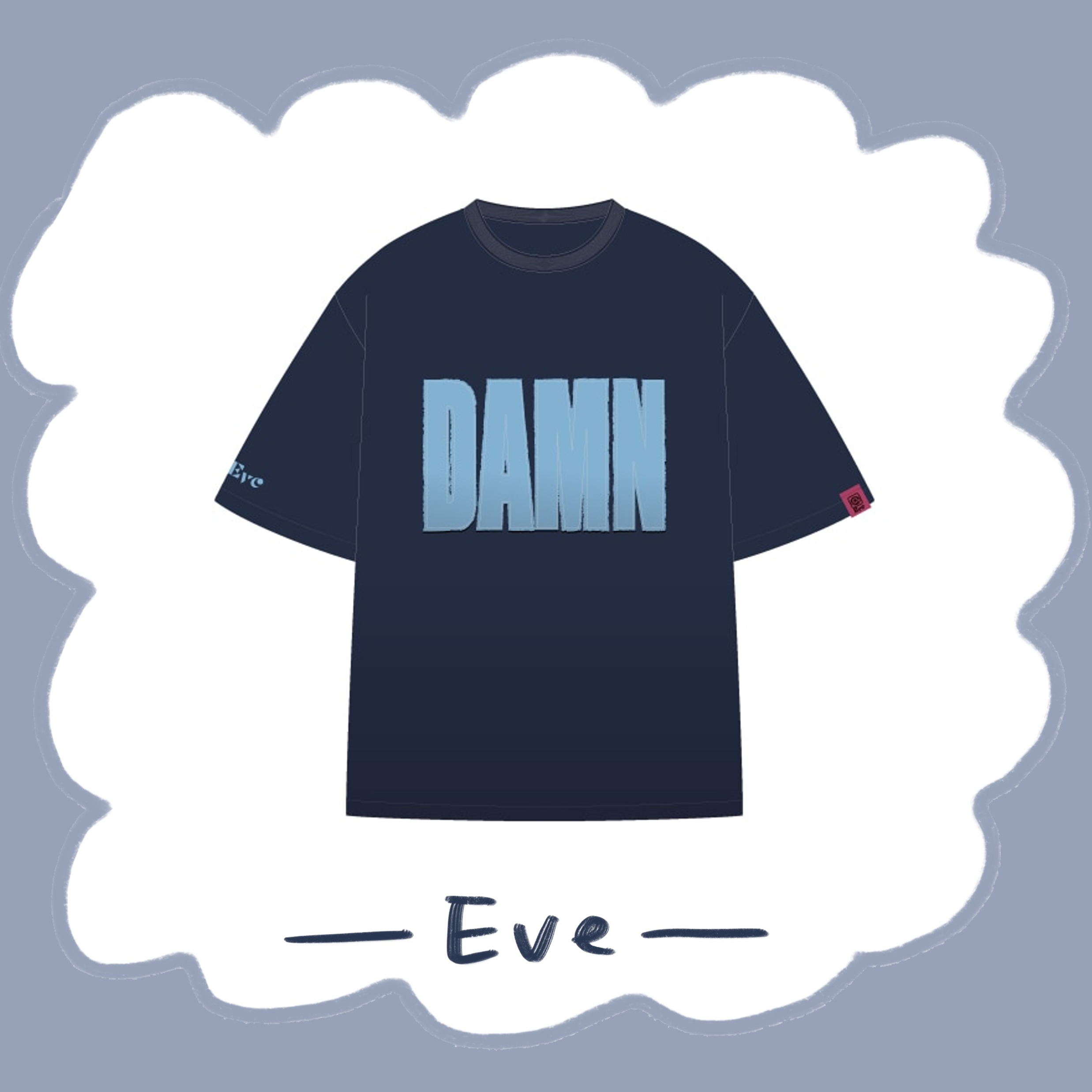 Eve Under Blue DAMN ツアーTシャツ Eve under blue DAMN Tシャツ M - メルカリ