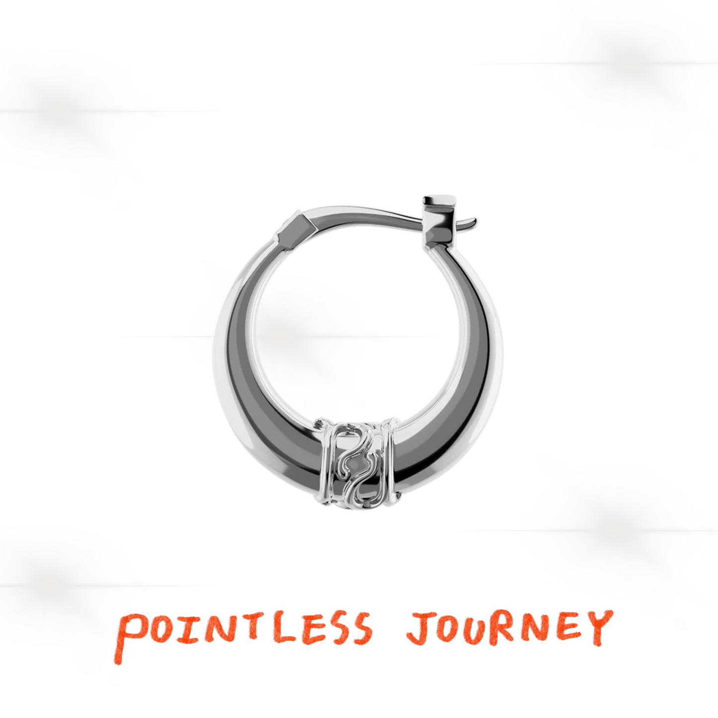 👑🐂 Pointless Journey 常田大希 - PJ LOGO耳環– 銀色 ♪︎ - 【長期預購-2026/01】