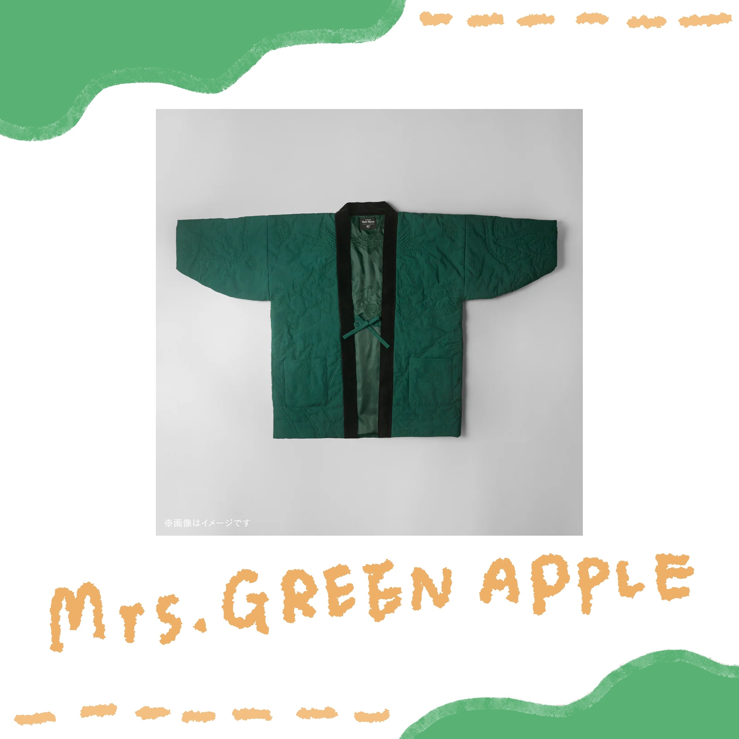 Mrs. GREEN APPLE 半纏 Wonder Museum BEAMS 🍏 Mrs. GREEN APPLE - 『Wonder Museum』 -Premium Goods- - MGA