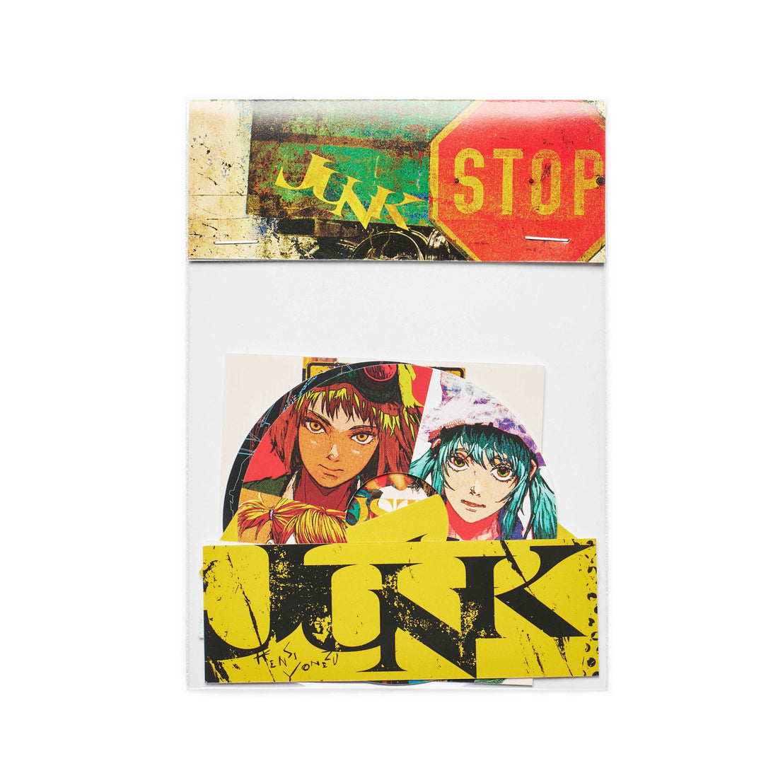 🍋 KENSHI YONEZU - '25 JUNK - JUNK 貼紙組ー GO / STOP ♪︎
