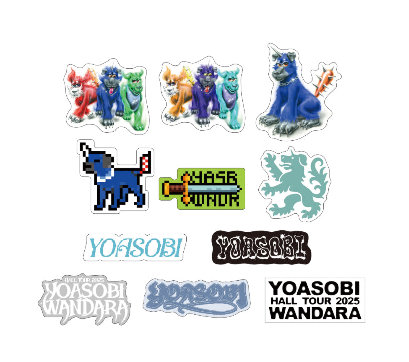 ⭐ YOASOBI - WANDARA - 貼紙組 ♪︎