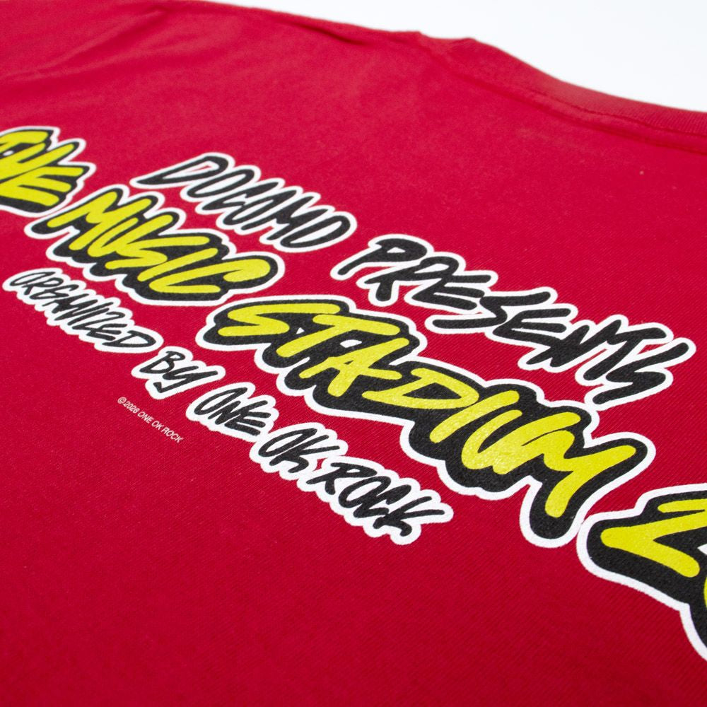 📽️ ONE OK ROCK - 2026 TMS - T SHIRT-B (紅色) ♪︎ - 【長期預購-202604】