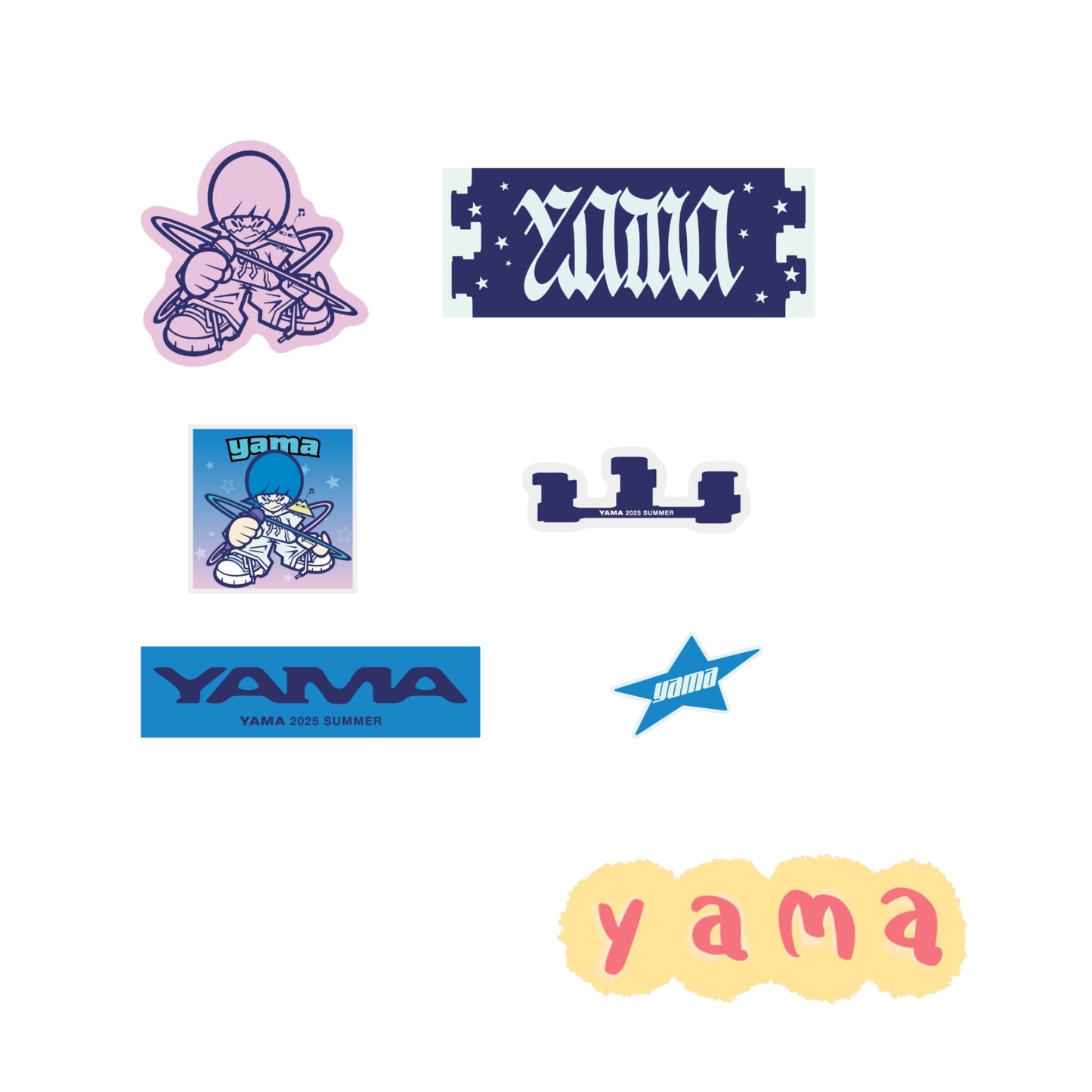 ☄️ Yama - 2025 type B 貼紙組 ♪︎