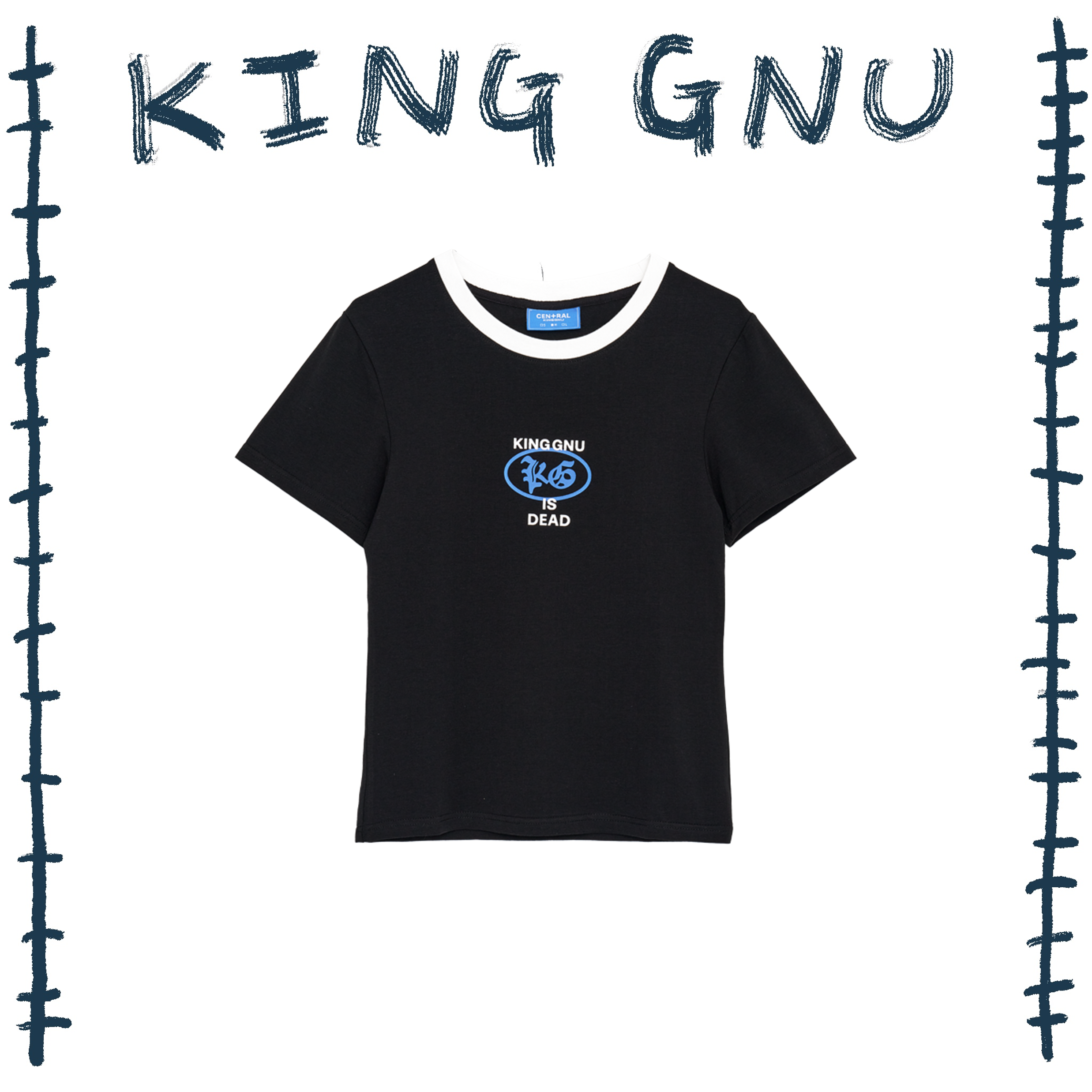 King Gnu - CEN+RAL Tour 2026 - KG TIGHT TEE (BLACK
