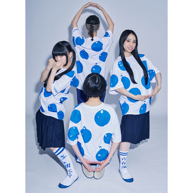 🏫 ATARASHII GAKKO! - AG! - 青丸AG!TEE/WHITE ♪︎
