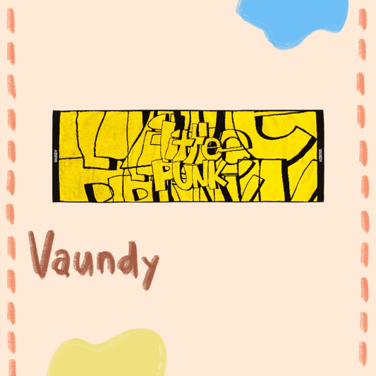 🍥 Vaundy - little punk - Logo 毛巾 ♪︎