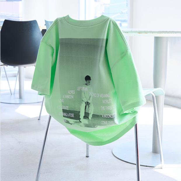 🌟 星野源 - “MAD HOPE” (Asia Tour) - T-Shirt 綠 ♪