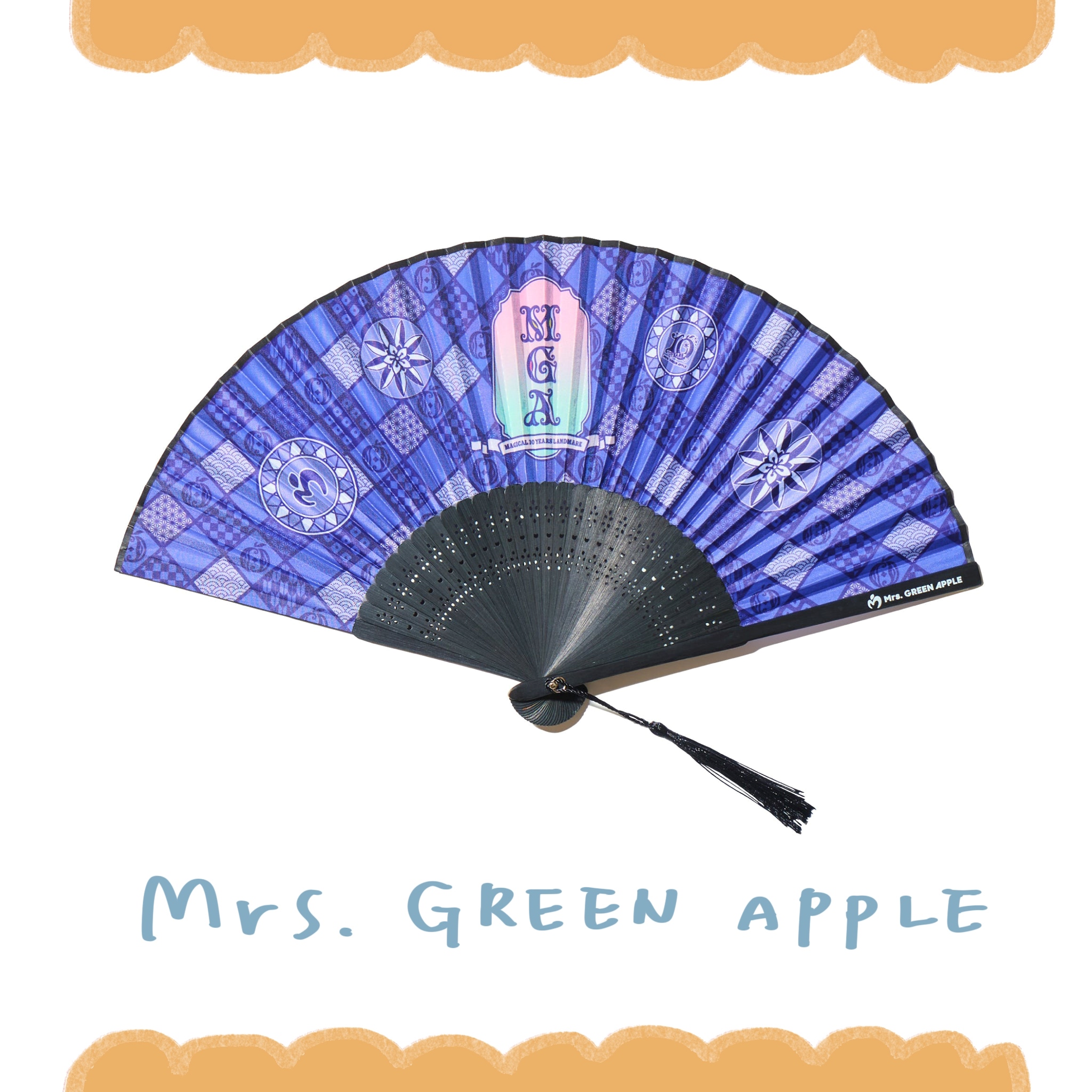 🍏 Mrs. GREEN APPLE - MAGICAL 10 YEARS LANDMARK - 扇子 🍏 Mrs. GREEN APPLE - MAGICAL 10 YEARS LANDMARK - 扇子