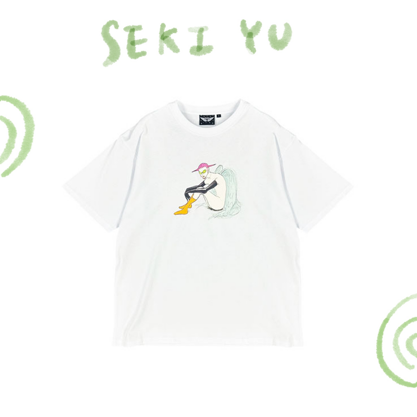 👽 勢喜遊 - 2025 SUMMER - SEKI GRAPHIC TEE 白色 ♪︎ - 【長期預購-12月中旬】