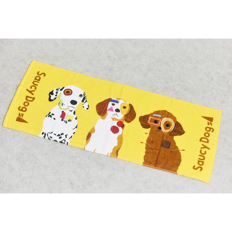 🐶 Saucy Dog - HALL TOUR 2025 "ONE FOR hALL, hALL FOR ONE one TOUR" - 變身!插畫毛巾 ♪︎