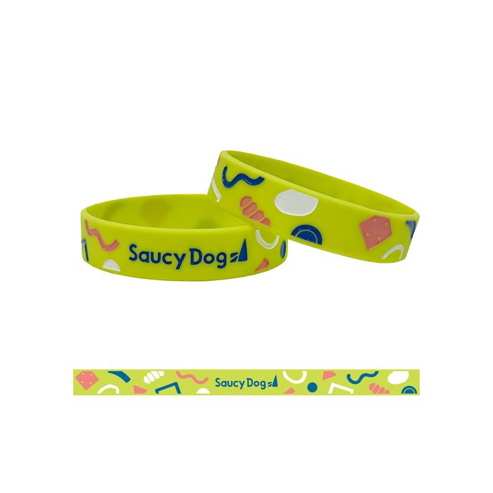 🐶 Saucy Dog - HALL TOUR 2025 "ONE FOR hALL, hALL FOR ONE one TOUR" - 圖案橡膠手環 ♪︎