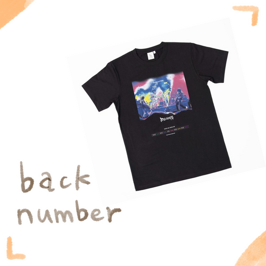 🌊 back number - one room party vol.7 - 熱量圖T-Shirt ♪︎