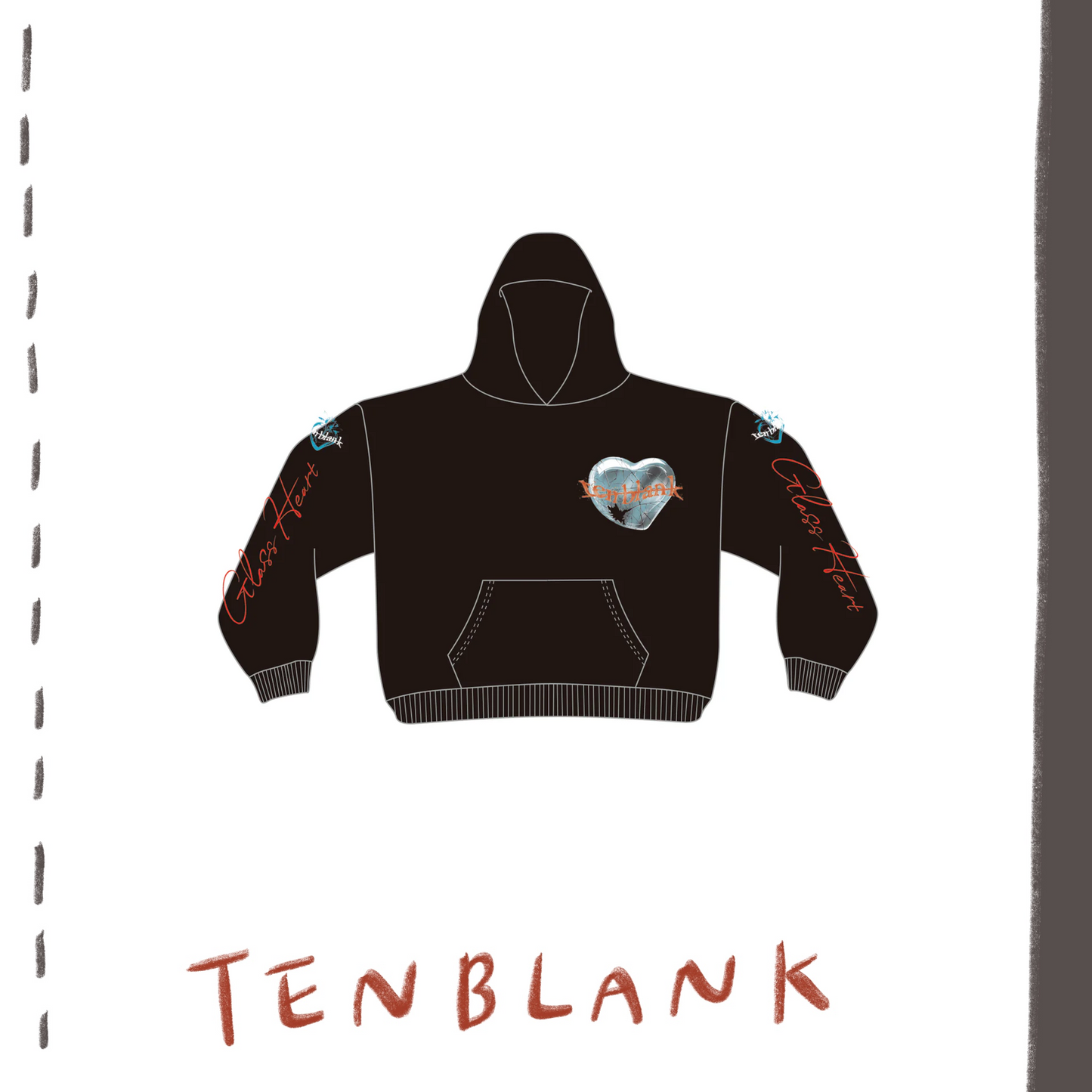 ⬜ TENBLANKשSAINT Mxxxxxx - 特別聯名 帽T ♪︎ - 【中期預購-12月下旬】